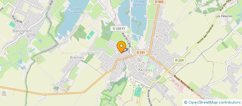 localisation de l'entreprise SCI LA FORET 2014  BREMES