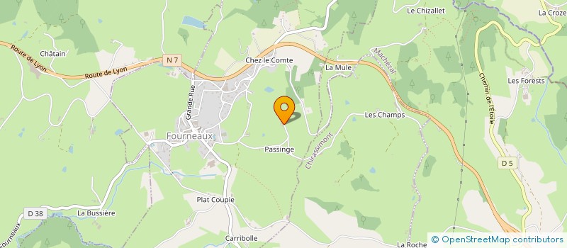 localisation de l'entreprise SCI LA FORET  FOURNEAUX