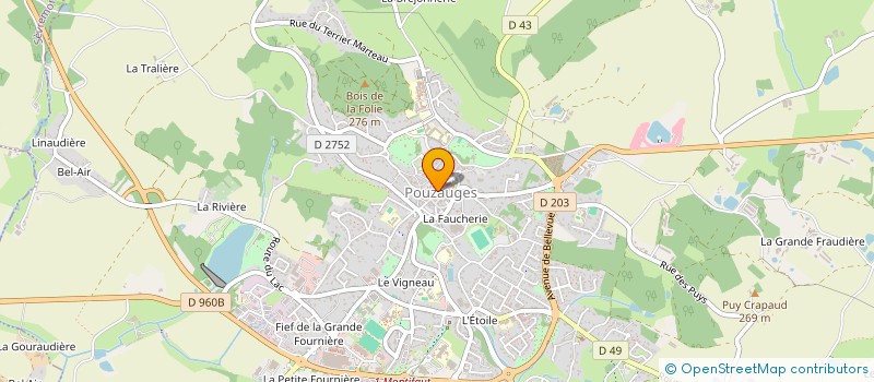 localisation de l'entreprise SCI LA FORET à SAINT-MESMIN