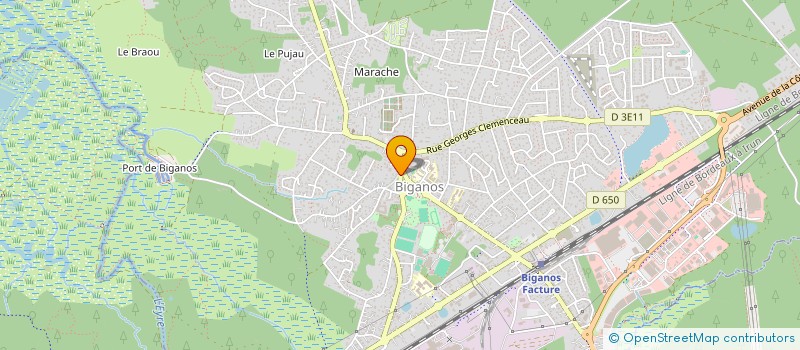localisation de l'entreprise SCI LA FORET  BIGANOS