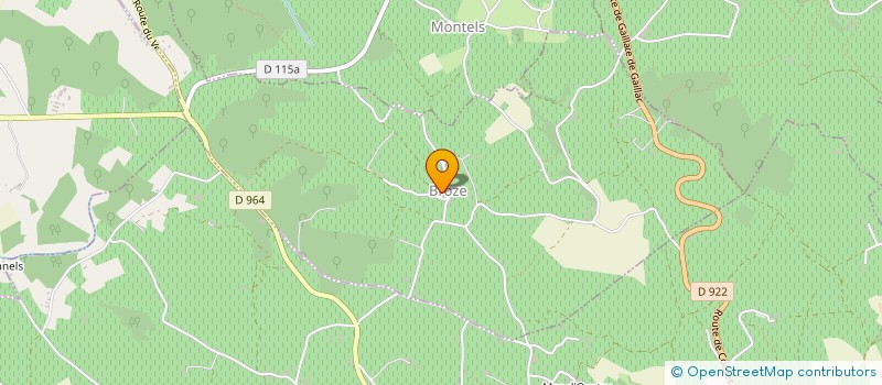 localisation de l'entreprise SCI LA FORET  BROZE