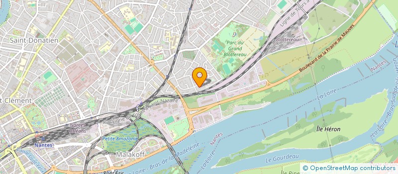 localisation de l'entreprise SCI LA FORET à NANTES
