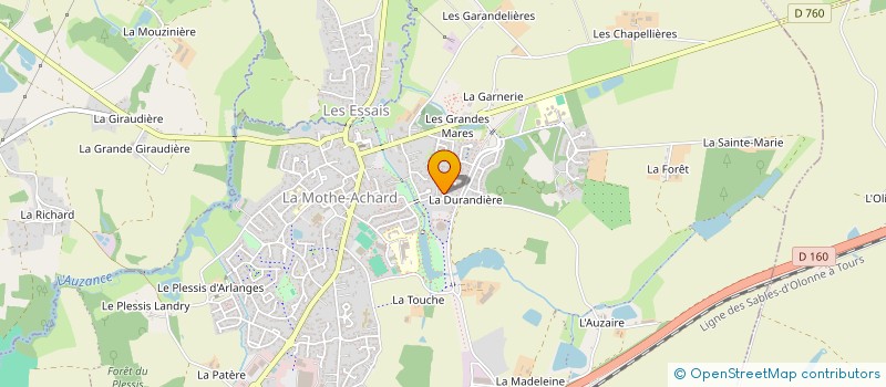 localisation de l'entreprise SCI LA FORET  SAINT-JULIEN-DES-LANDES