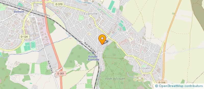 localisation de l'entreprise SCI LA FORET  ECOUEN