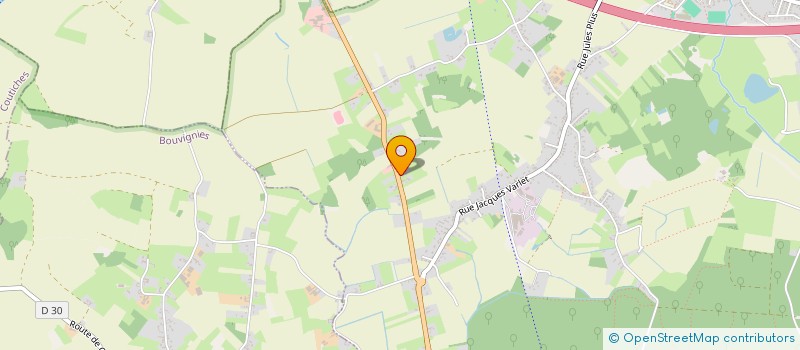 localisation de l'entreprise SCI LA FORET  BEUVRY-LA-FORET