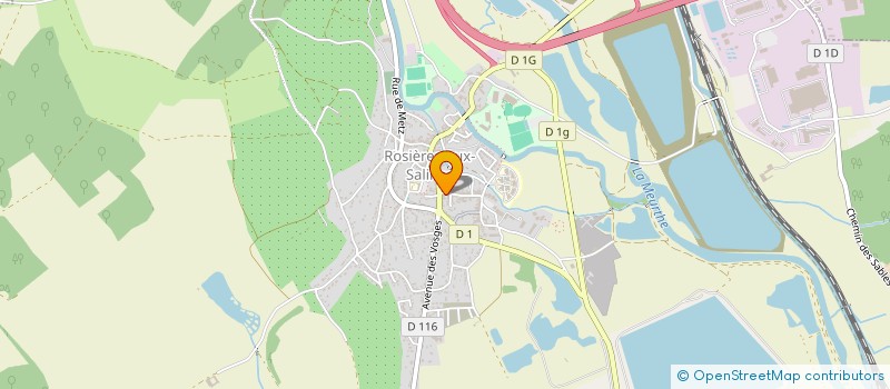 localisation de l'entreprise SCI LA FORET  ANTHELUPT