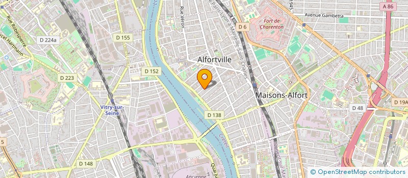localisation de l'entreprise SCI LA FORET à ALFORTVILLE