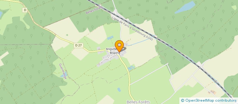 localisation de l'entreprise SCI LA FORET  BELLES-FORETS