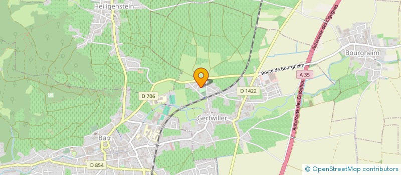 localisation de l'entreprise SCI LA FORET  BARR