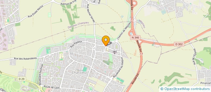 localisation de l'entreprise SCI LA FORET DE BREMON  CHASSIEU