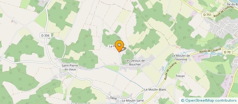 localisation de l'entreprise SCI LA FORET DE CUNAULT  GENNES-VAL-DE-LOIRE