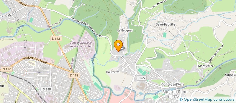 localisation de l'entreprise SCI LA FORET GABEDRINE  PONT-DE-LARN