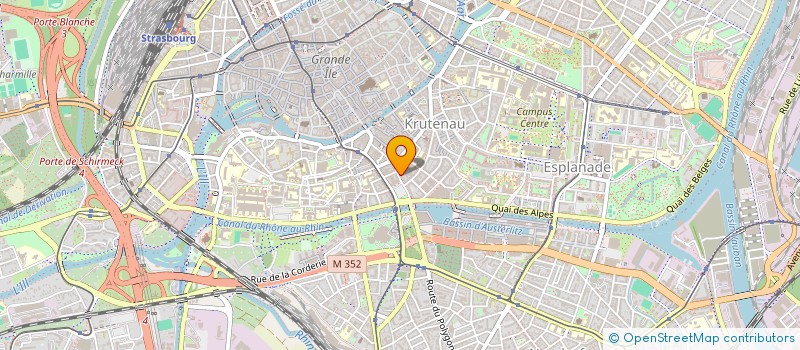localisation de l'entreprise SCI LA FORET NOIRE à STRASBOURG
