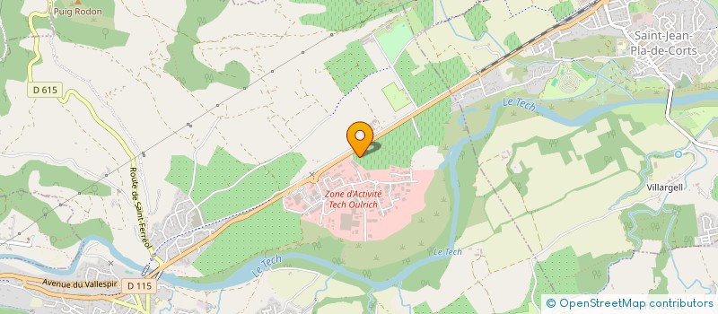 localisation de l'entreprise SCI LA FORET PRIVEE DES PYRENEES ORIENTA  CERET