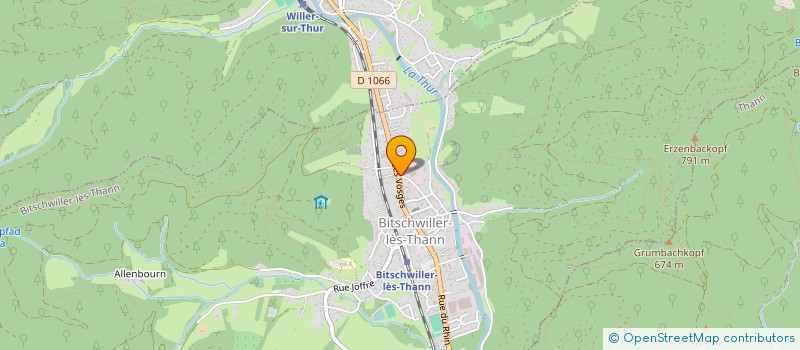 localisation de l'entreprise SCI LA FORET VERTE  BITSCHWILLER-LES-THANN