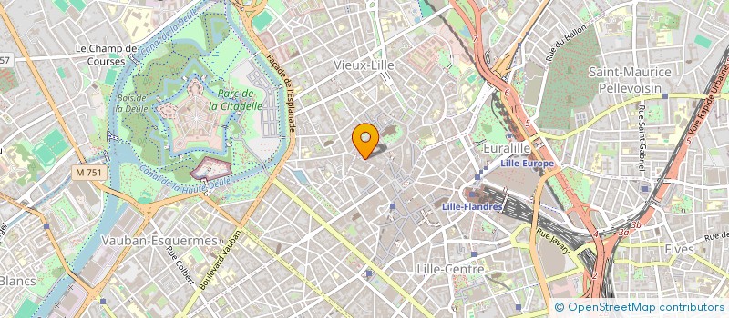 localisation de l'entreprise SCI LA FORGE à LILLE