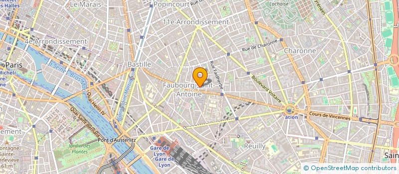 localisation de l'entreprise SCI LA FORGE  PARIS