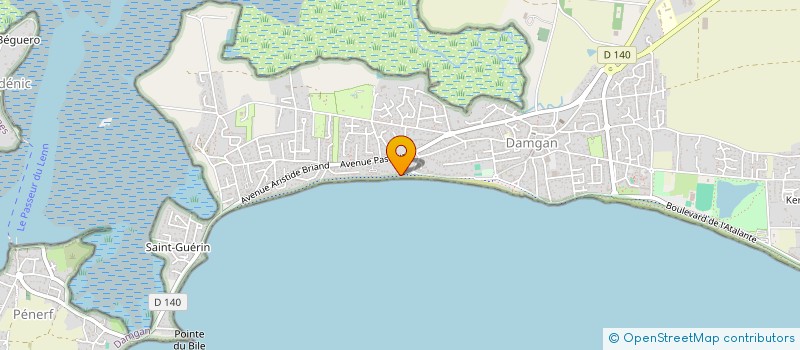 localisation de l'entreprise SCI LA FORGE  DAMGAN