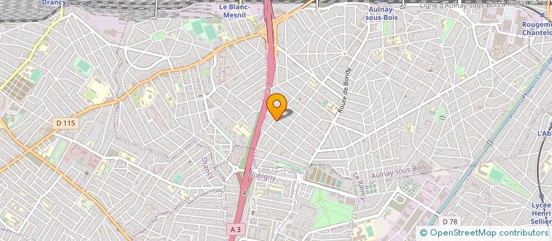 localisation de l'entreprise SCI LA FORGE à AULNAY-SOUS-BOIS