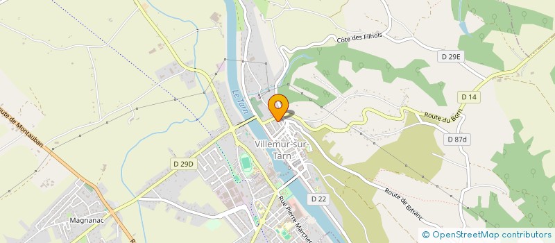 localisation de l'entreprise SCI LA FORGE  VILLEMUR-SUR-TARN