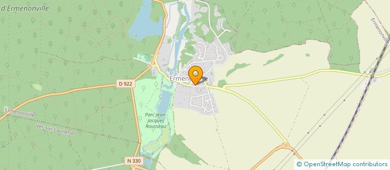 localisation de l'entreprise SCI LA FORGE  ERMENONVILLE