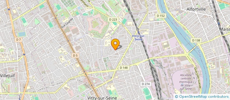 localisation de l'entreprise SCI LA FORGE  VITRY-SUR-SEINE