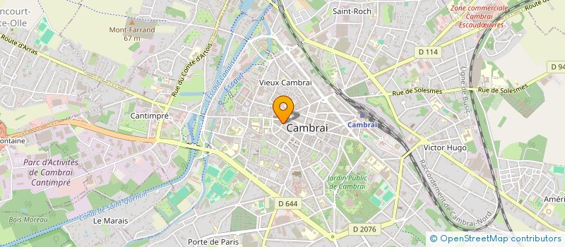 localisation de l'entreprise SCI LA FORGE à CAMBRAI