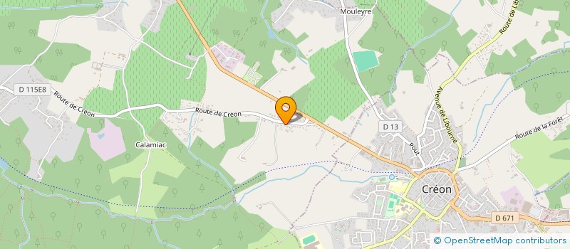 localisation de l'entreprise SCI LA FORGE  SADIRAC