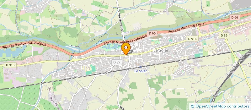 localisation de l'entreprise SCI LA FORGE  LE SOLER