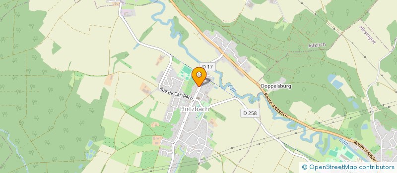 localisation de l'entreprise SCI LA FORGE  HIRTZBACH