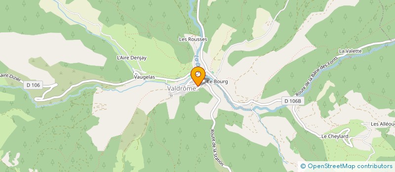 localisation de l'entreprise SCI LA FORGE  VALDROME