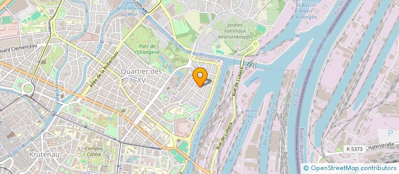 localisation de l'entreprise SCI LA FORGE  STRASBOURG