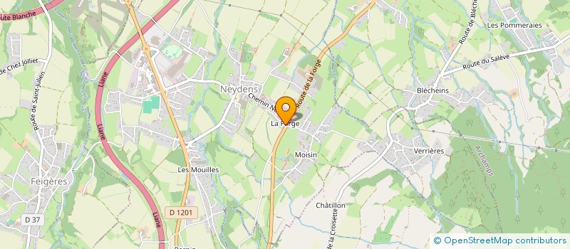 localisation de l'entreprise SCI LA FORGE  NEYDENS