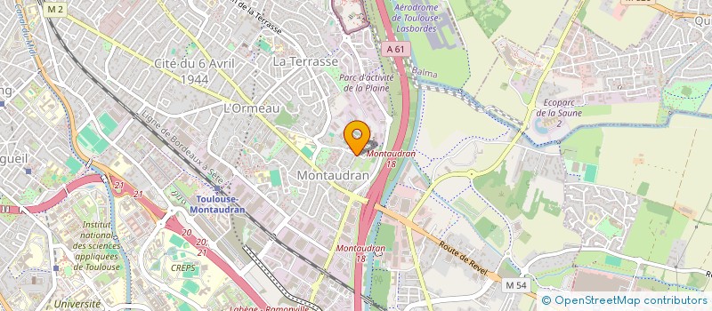 localisation de l'entreprise SCI LA FORGE  TOULOUSE