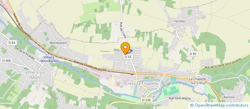 localisation de l'entreprise SCI LA FORGE  CRECY-LA-CHAPELLE