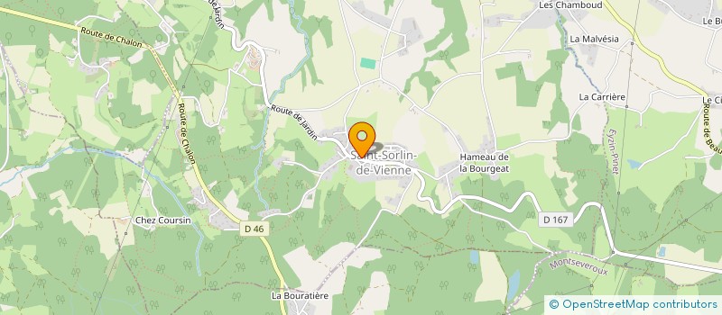 localisation de l'entreprise SCI LA FORGE  SAINT-SORLIN-DE-VIENNE