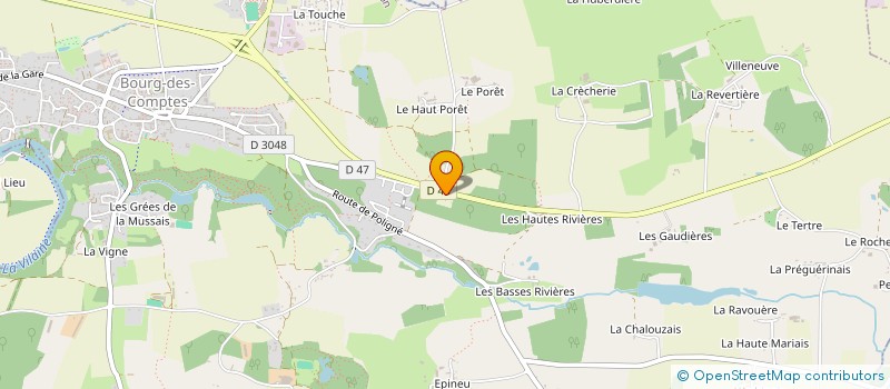 localisation de l'entreprise SCI LA FORGE  BOURG-DES-COMPTES