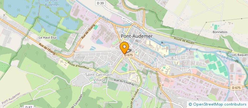 localisation de l'entreprise SCI LA FORGE à PONT-AUDEMER