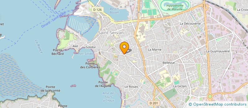 localisation de l'entreprise SCI LA FORGE DE SAINT SERVAN  SAINT-MALO