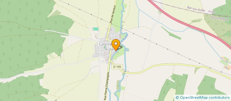 localisation de l'entreprise SCI LA FORGEOTTE à PONT-LA-VILLE
