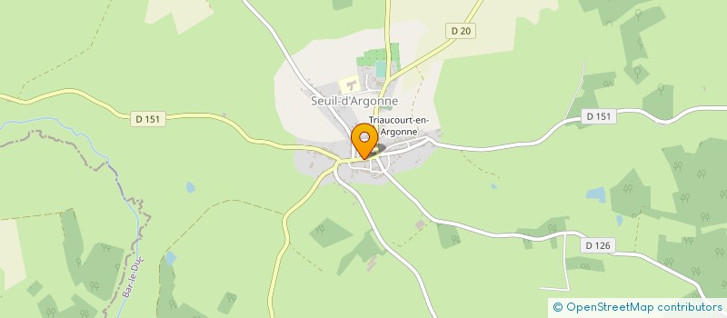 localisation de l'entreprise SCI LA FORLANE à SEUIL-D'ARGONNE