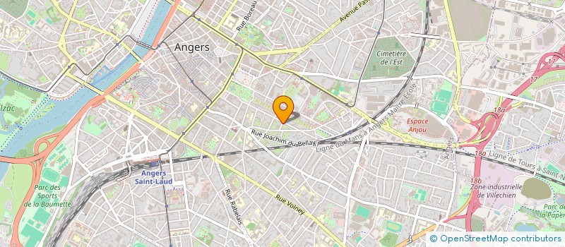 localisation de l'entreprise SCI LA FOSSAIE à ANGERS