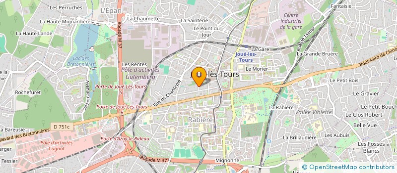 localisation de l'entreprise SCI LA FOSSE AU BRAY à JOUE-LES-TOURS