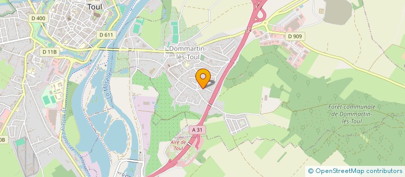 localisation de l'entreprise SCI LA FOSSE LE LOUP  DOMMARTIN-LES-TOUL