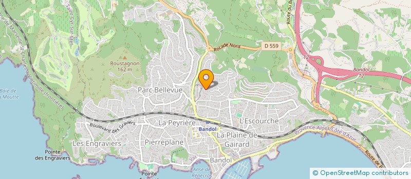 localisation de l'entreprise SCI LA FOSSE NEUVE à BANDOL