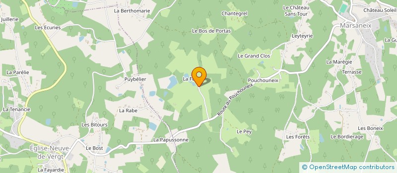 localisation de l'entreprise SCI LA FOSSE OUEST à SANILHAC