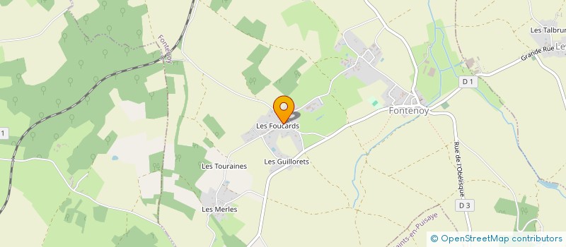 localisation de l'entreprise SCI  LA FOUCARDIERE  FONTENOY