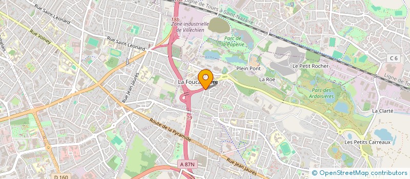 localisation de l'entreprise SCI LA FOUCAUDIERE à TRELAZE