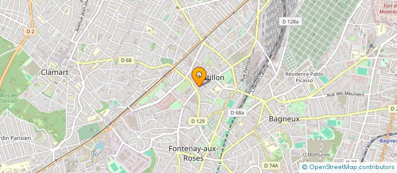 localisation de l'entreprise SCI LA FOUCAUDIERE  CHATILLON