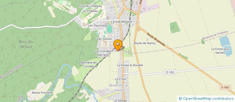 localisation de l'entreprise SCI LA FOUCROIRE  BRIENNE-LE-CHATEAU